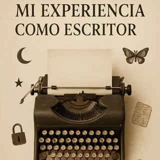 Ilustración de una máquina de escribir del proyecto Mi experiencia como escritor